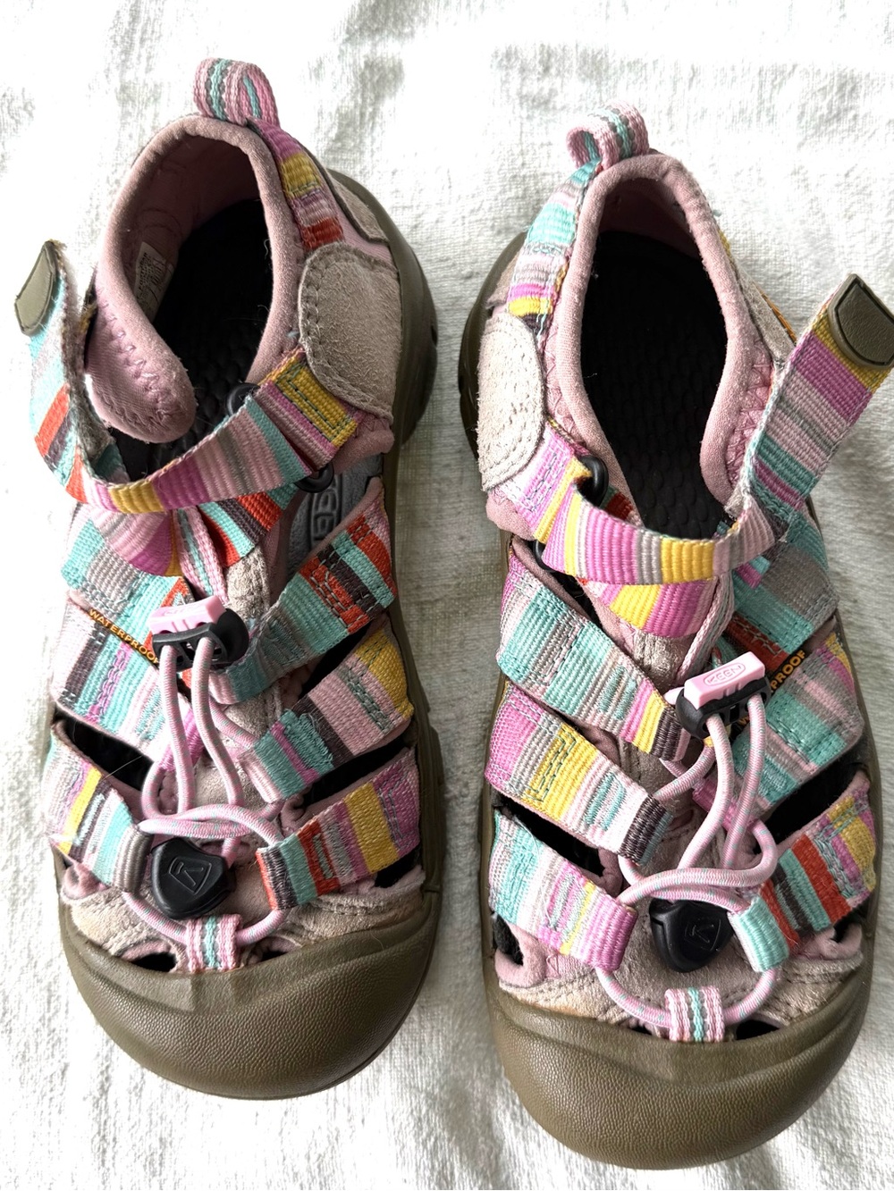 KEEN Kids Multi-color Stripe Sandals size 1